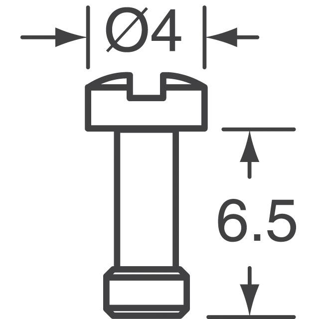 863005ATLF Amphenol ICC (FCI)  Tornillos de fijación para conectores D-Sub en forma de D